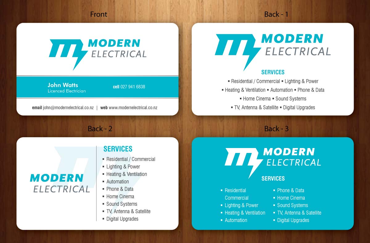Business Card Design by Sbss for Modern Industries Limited | Design #1536880