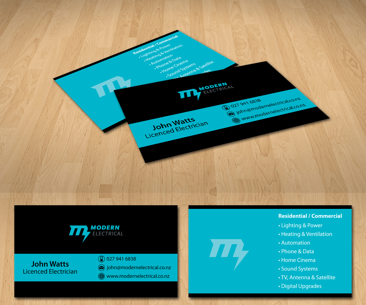 Business Card Design by Radu Borzea for Modern Industries Limited | Design #1547690