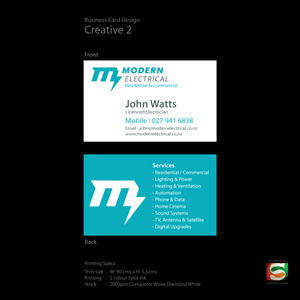 Business Card Design by Shafique Khan for Modern Industries Limited | Design: #1538854