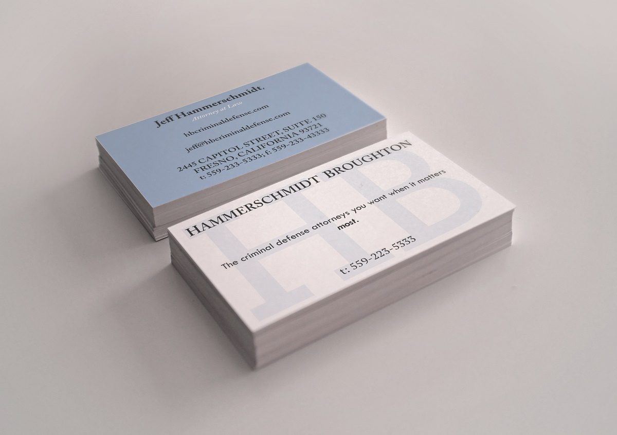 Diseño de Tarjeta de Presentación por Mikhail Shishov para Hammerschmidt Law Corporation | Diseño #5583306