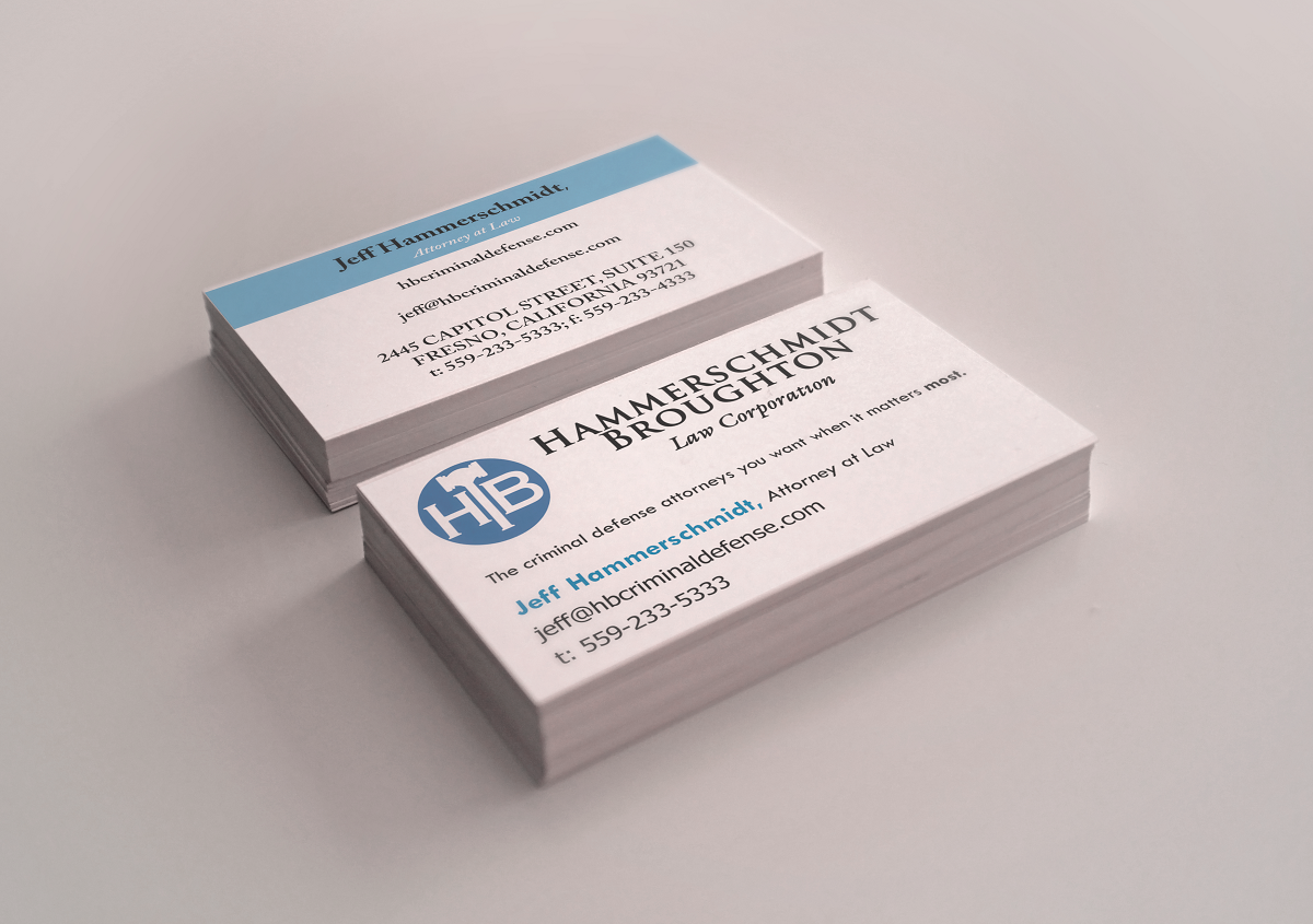 Business Card Design by Mikhail Shishov for Hammerschmidt Law Corporation | Design #5640116