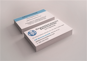 Visitenkarten-Design von Mikhail Shishov für Hammerschmidt Law Corporation | Design #5640116
