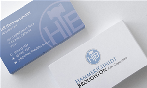 Visitenkarten-Design von graphiks4life für Hammerschmidt Law Corporation | Design #5641267