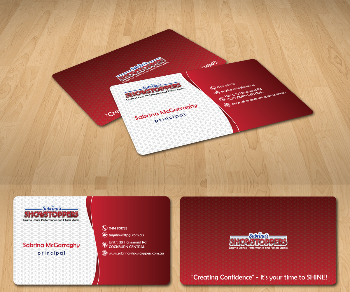 Business Card Design by Radu Borzea for Sabrina's Showstoppers | Design #1539452