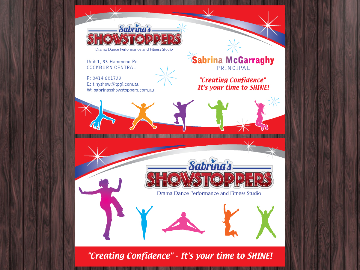 Business Card Design by Arnett for Sabrina's Showstoppers | Design: #1554039