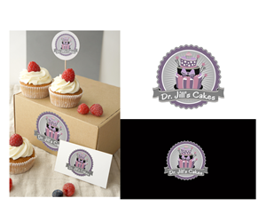 Logo for specialized fondant cake business. I would like an enclosed sticker/button like design  | Design Graphique par Ena