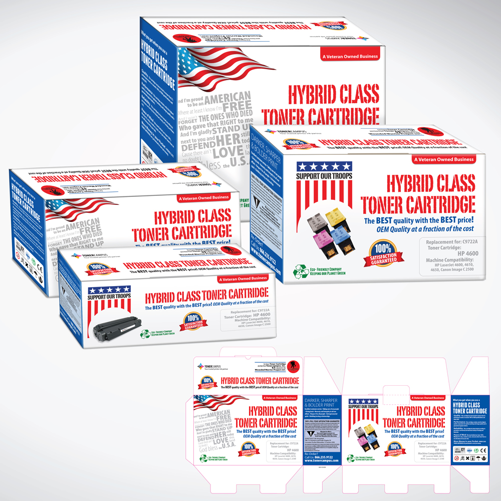 Packaging Design by tuan1968 for Toner Campus, Inc. | Design #5691595