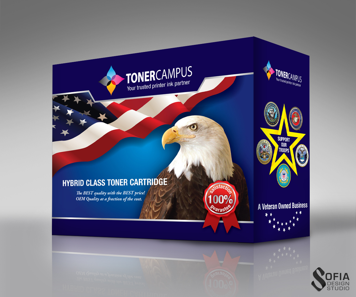 Verpackungs-Design von SofiaDesignStudio für Toner Campus, Inc. | Design #5689118