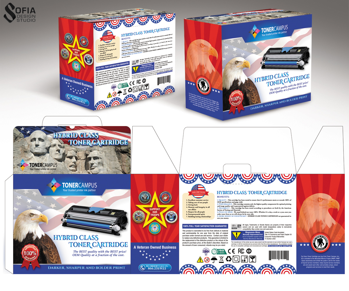Diseño de Empaque por SofiaDesignStudio para Toner Campus, Inc. | Diseño #5693371
