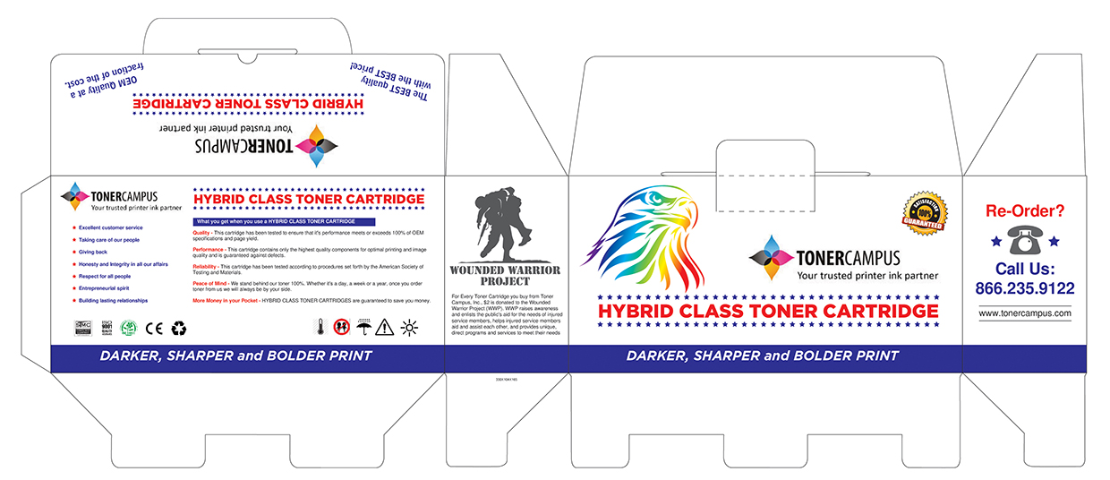 Verpackungs-Design von christarad für Toner Campus, Inc. | Design #5679324