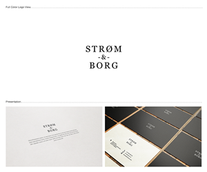 Diseño de Logo por VisualFlava para Strøm & Borg ApS | Diseño: #5589620