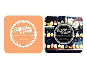Cupcakes & Shhht Events & Wholesale Raw, Vegan, baked, Gluten Free @CupcakesnShhht Facebook.com/cupcakesandshhht | Logo Design by radleon
