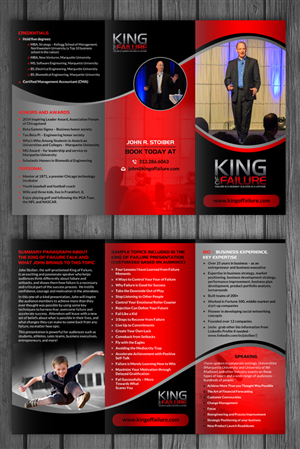 The King of Failure - Speaker Profile Brochure for John Stoiber