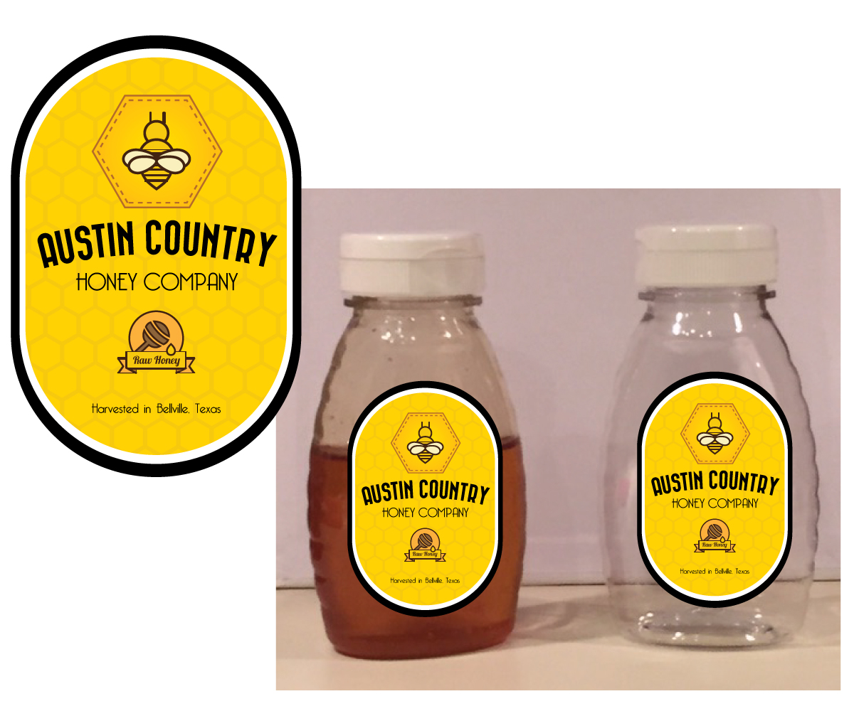 Label Design by eayeri for Austin County Honey Company | Design #5689448