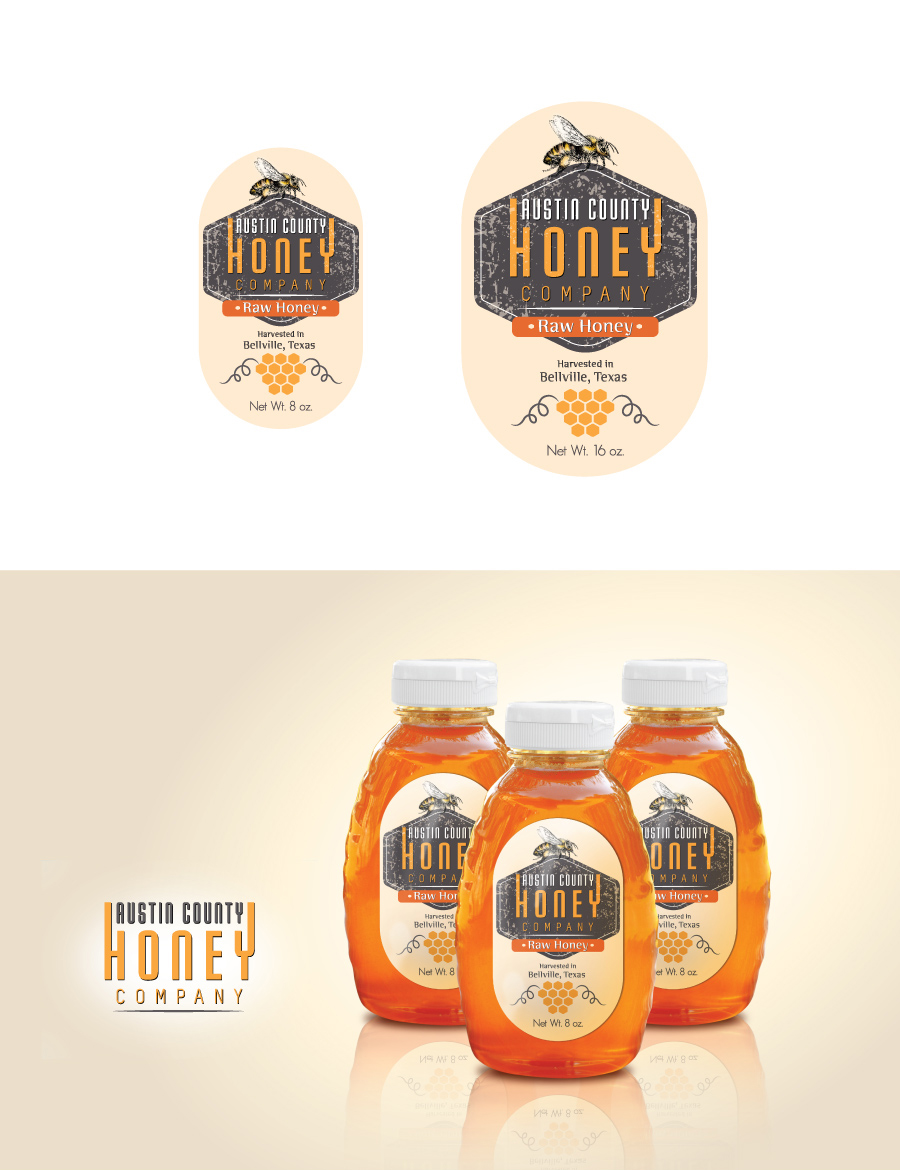 Label Design by Graphix8 for Austin County Honey Company | Design #5622719