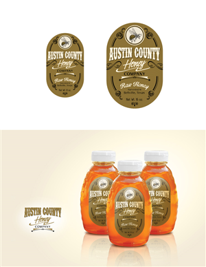 Label Design by Graphix8 for Austin County Honey Company | Design: #5653885