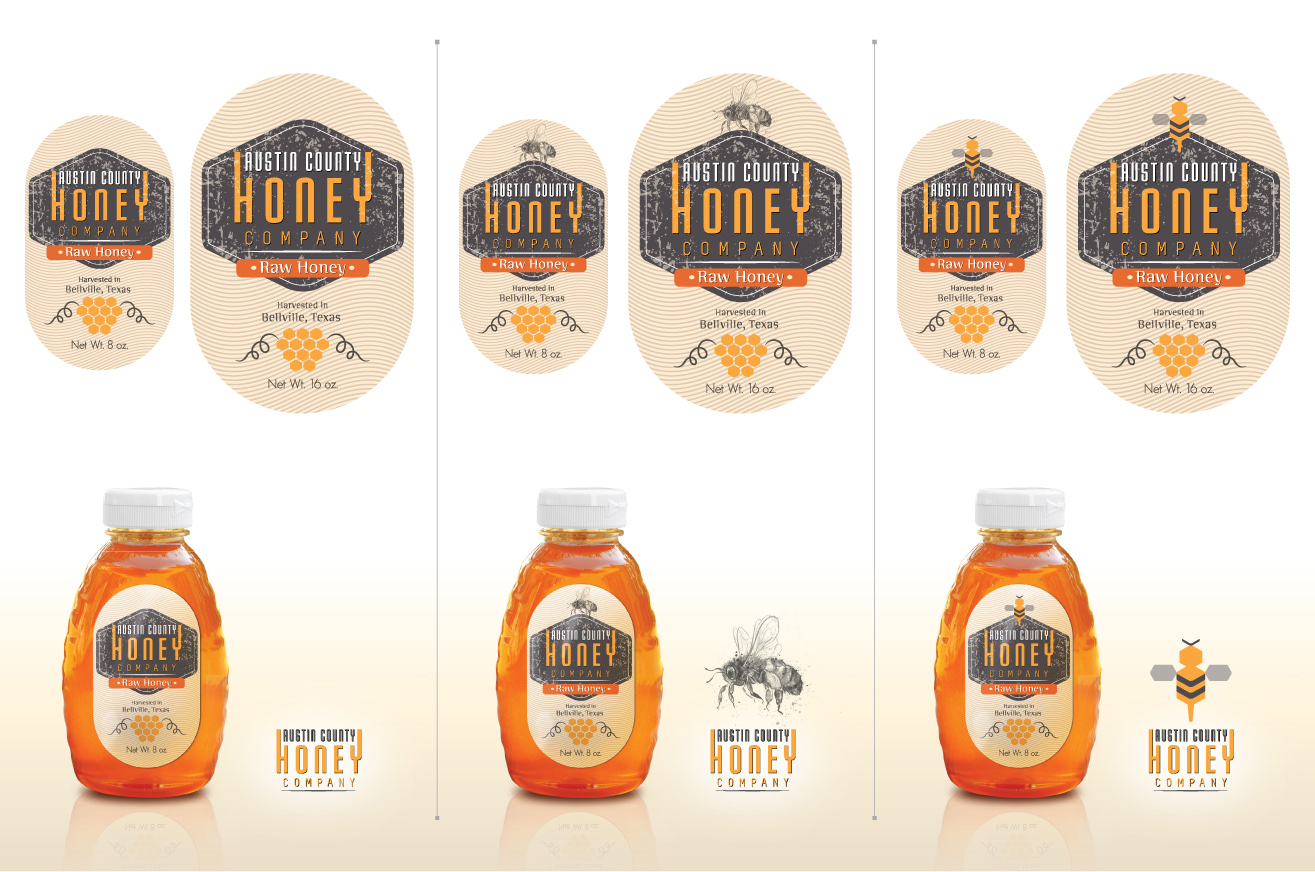 Label Design by Graphix8 for Austin County Honey Company | Design #5721571