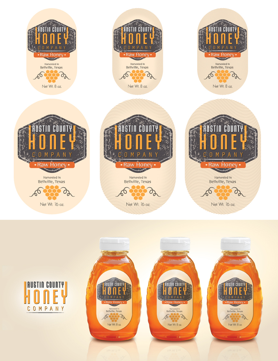 Diseño de Etiqueta por Graphix8 para Austin County Honey Company | Diseño #5728191