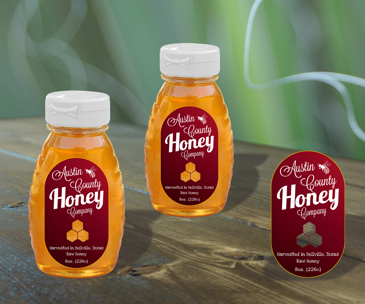Design Étiquette par neboica pour Austin County Honey Company | Design #5610576