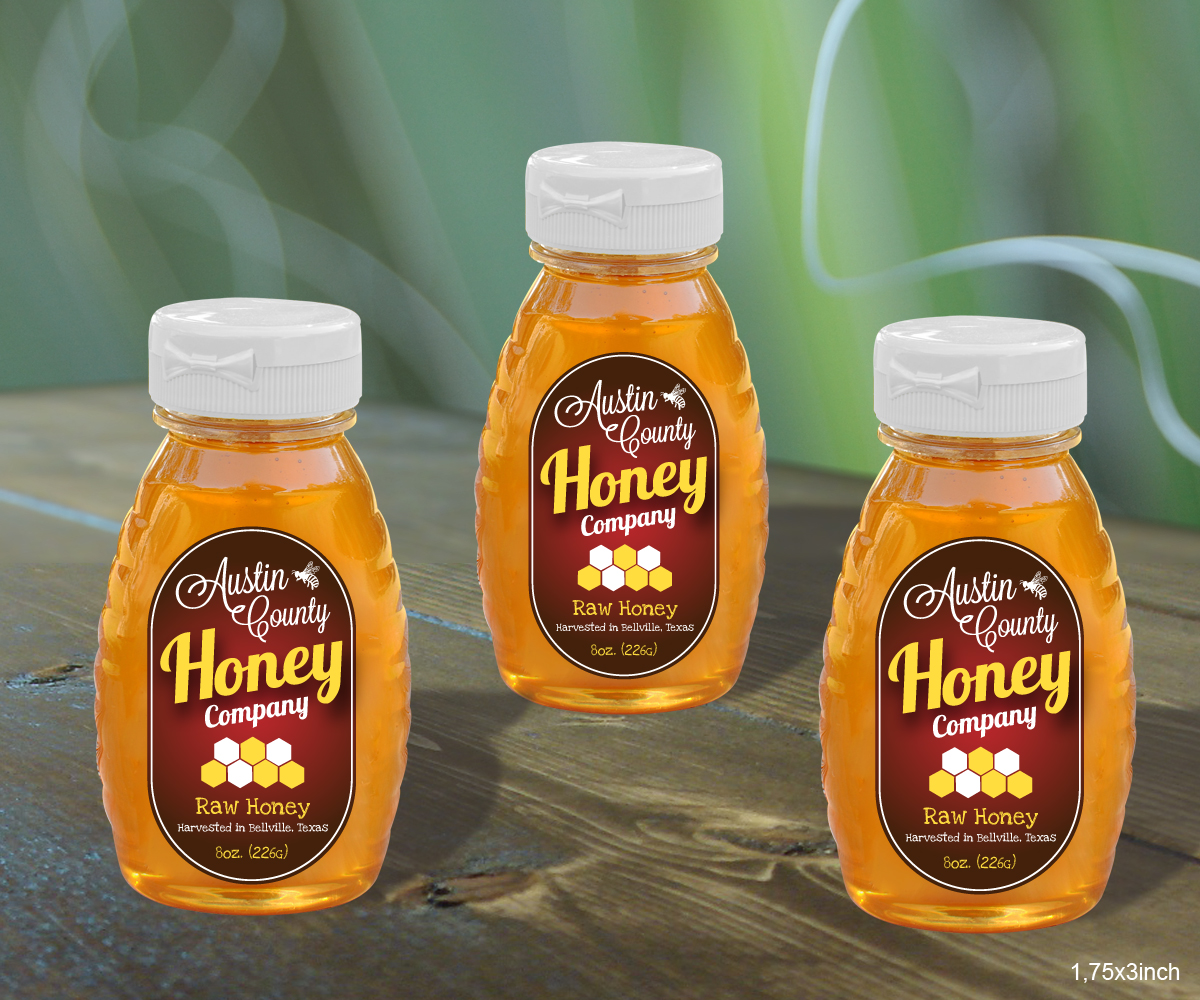 Design Étiquette par neboica pour Austin County Honey Company | Design #5613799