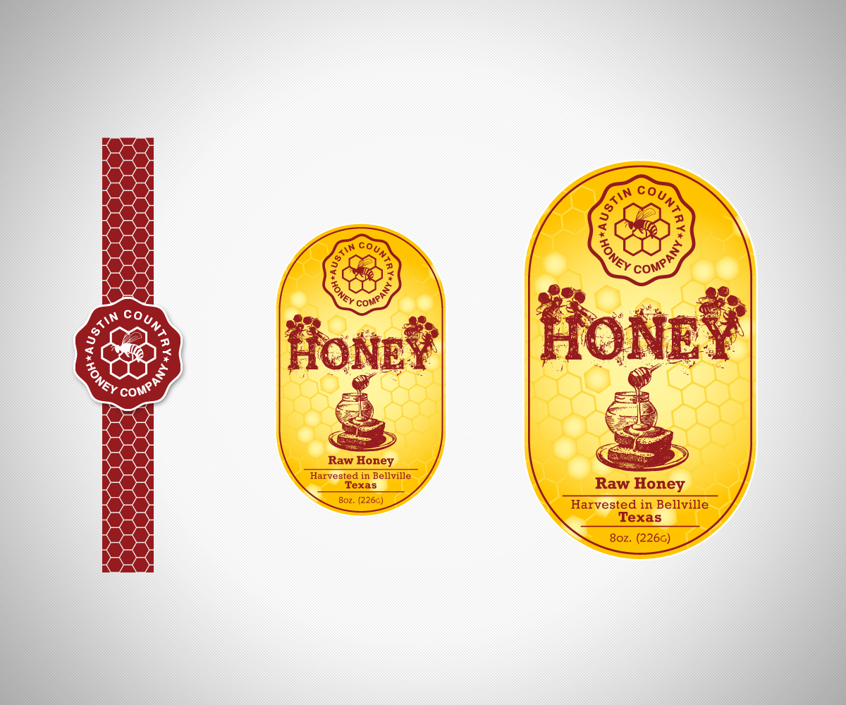 Design Étiquette par neboica pour Austin County Honey Company | Design #5667366