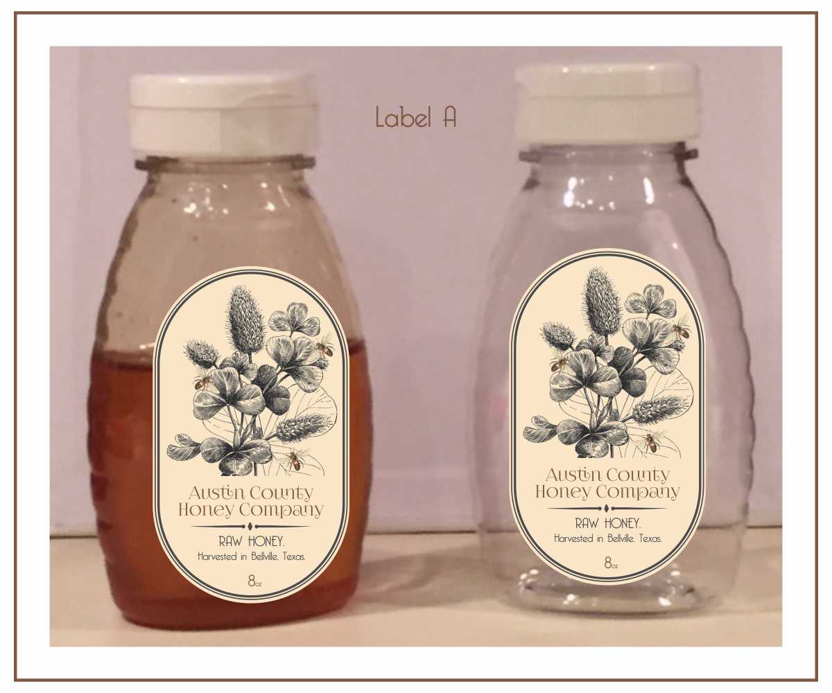 Etikett-Design von Cut and Glue für Austin County Honey Company | Design #5676576