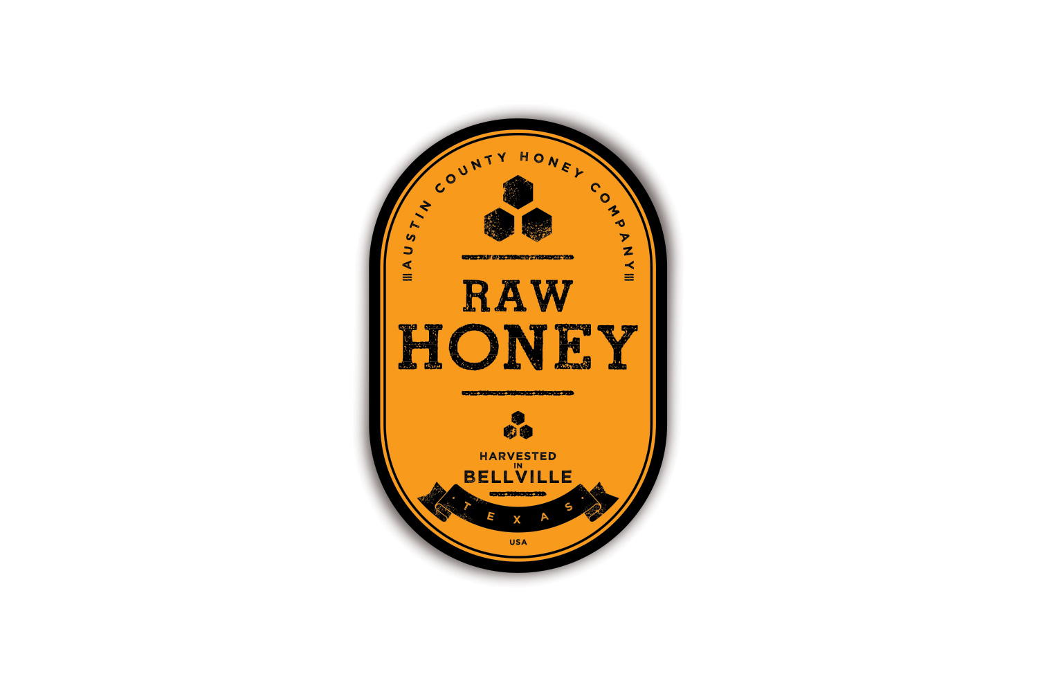 Diseño de Etiqueta por FFF! para Austin County Honey Company | Diseño #5682380