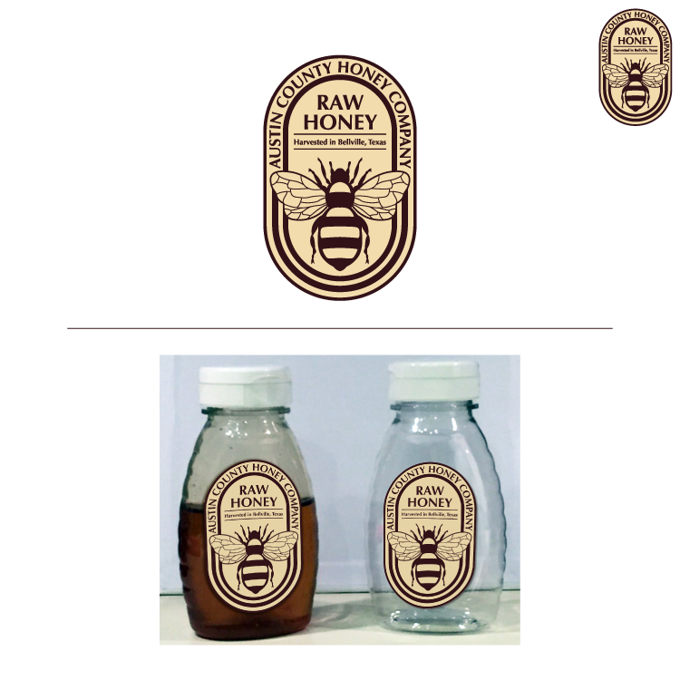 Label Design by blinc for Austin County Honey Company | Design #5651367