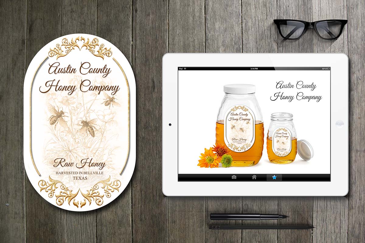 Design Étiquette par romina_f pour Austin County Honey Company | Design #5625674