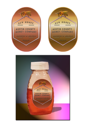 Label Design by Wally_F for Austin County Honey Company | Design: #5663730