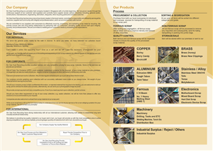 Brochure Design by Webrays for Sin Gee Huat Recycling | Design: #5776024