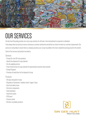 Scrap Metal Company Require Brochure for presentation to prospective client | Broschüren-Design von JCR
