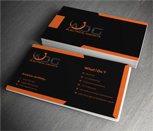electrical contractor business card for professional modern company | Diseño de Tarjeta de Presentación por ThemeDesk Technology