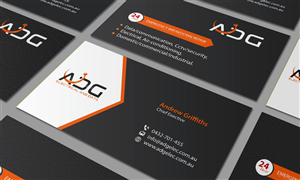 electrical contractor business card for professional modern company | Diseño de Tarjeta de Presentación por asimali