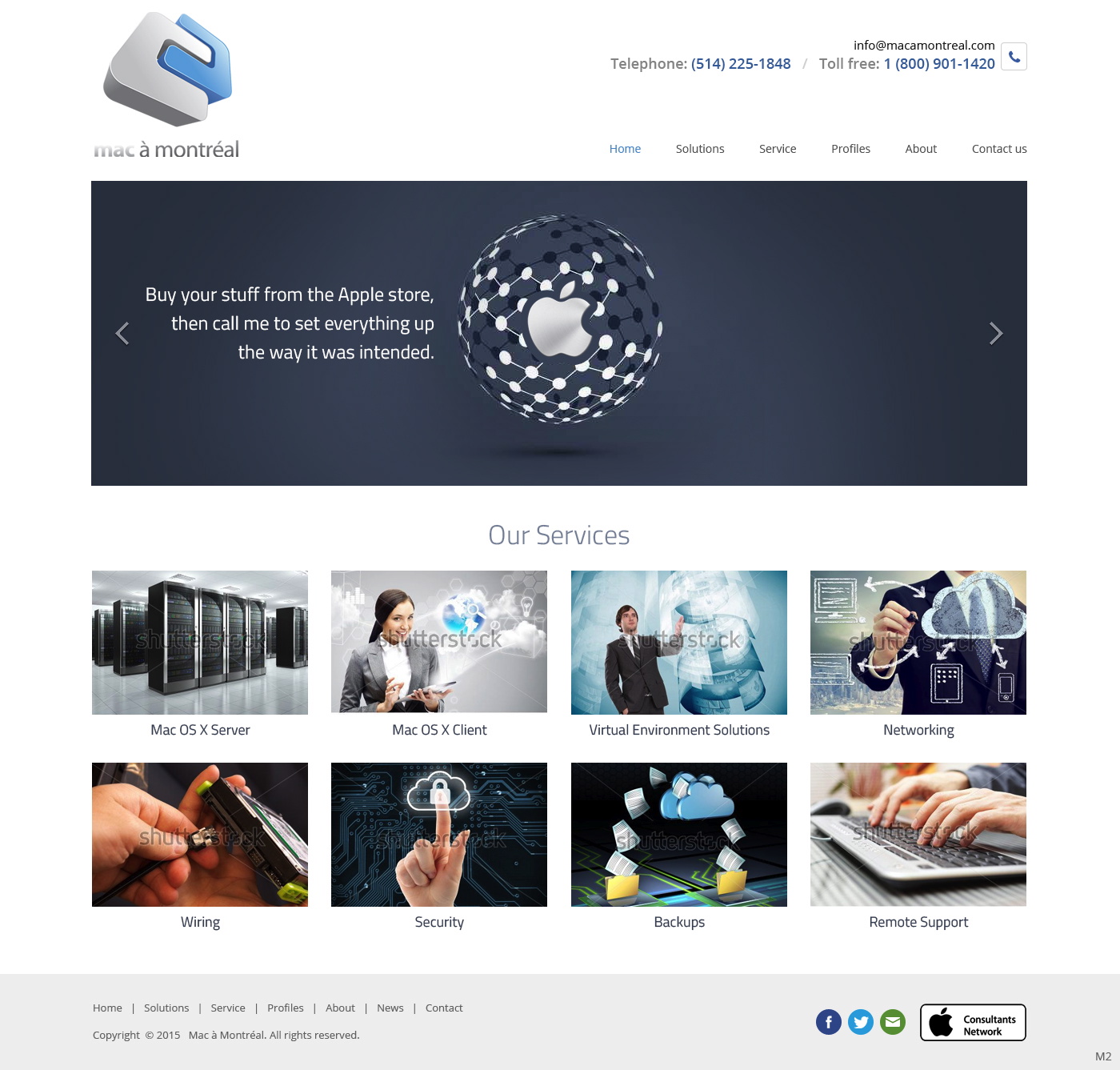 Web Design by pb for Mac à Montréal | Design #5609404
