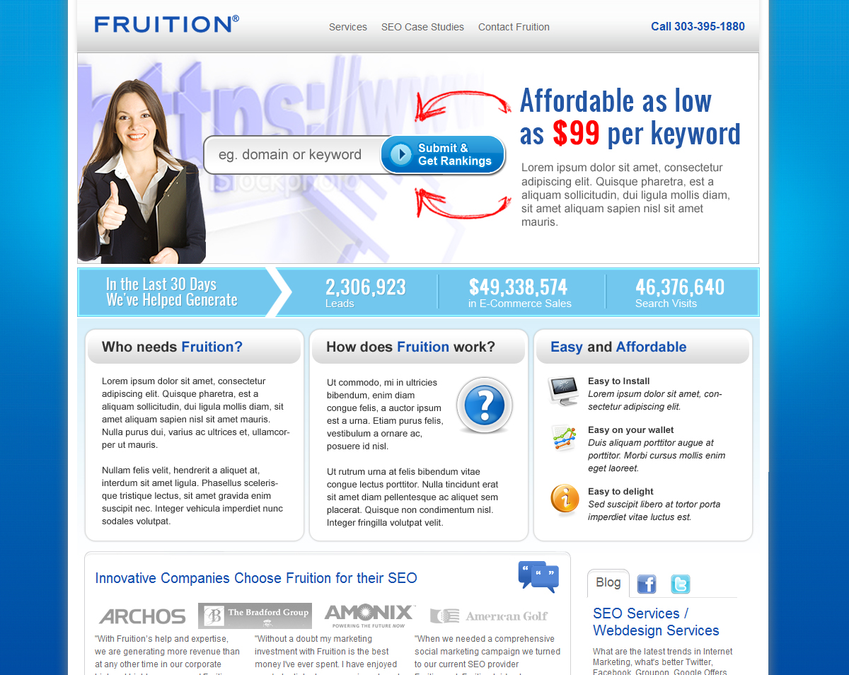 Web Design by jsondesigns for this project | Design #299343