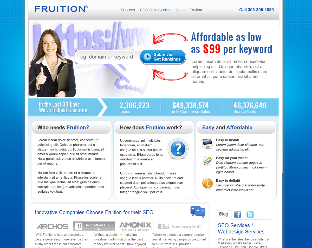 Web Design by jsondesigns for this project | Design #302822