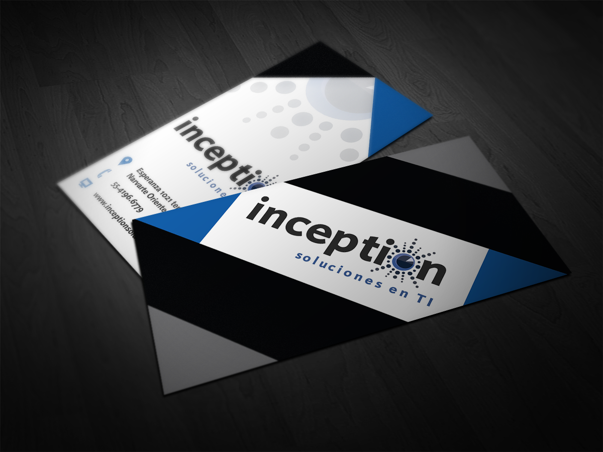 Business Card Design by Guilherme Queiroz for Inception Solutions | Design #1556067
