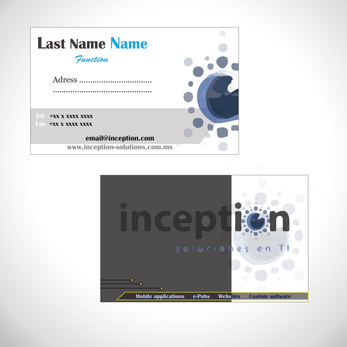 Business Card Design by Phil Taylor for Inception Solutions | Design #1583026