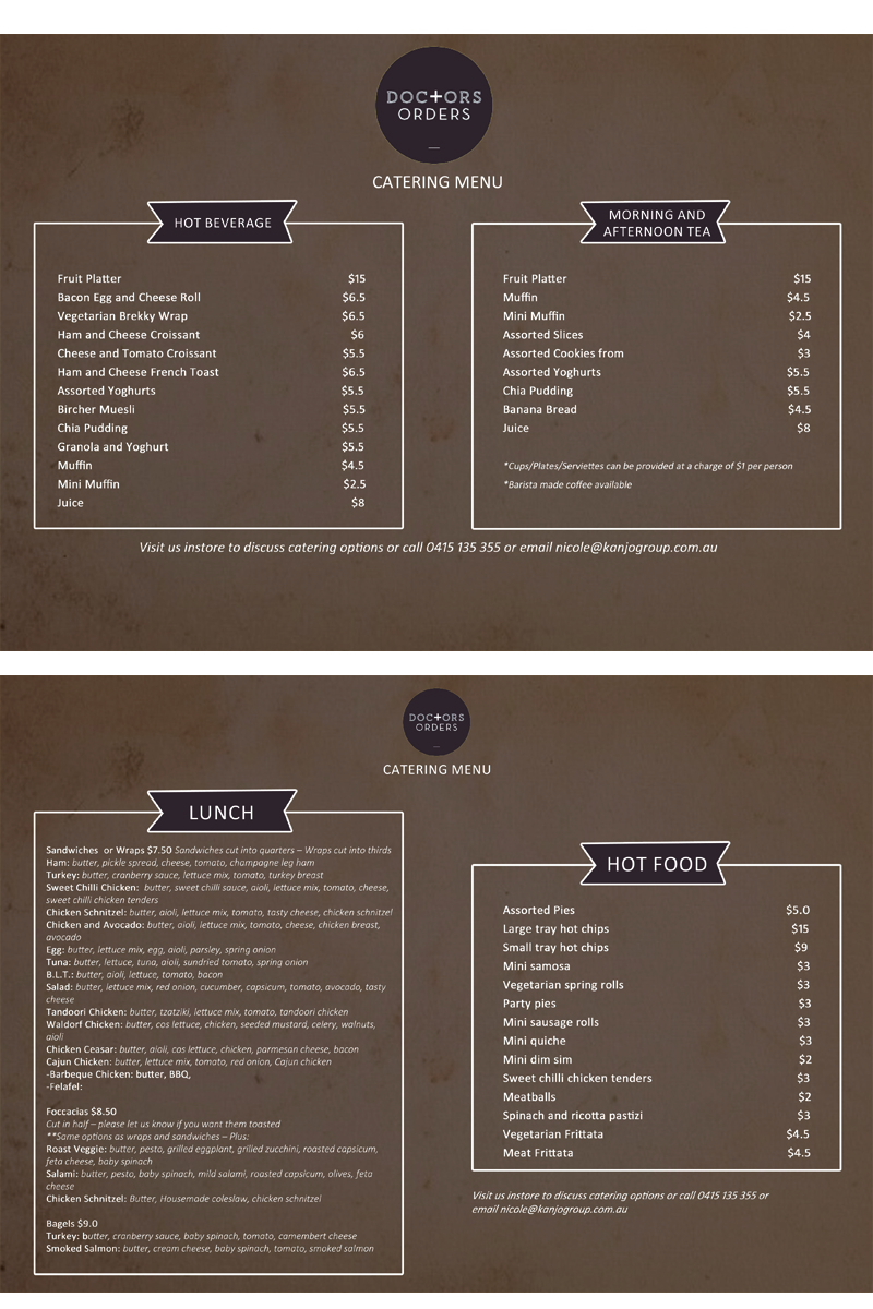 Menu Design by roopaljain for this project | Design #5598635