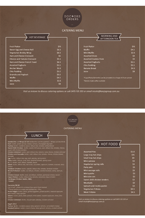 Menu Design by roopaljain for this project | Design: #5598635