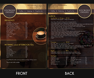 Menu Design by Excatibur