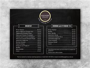 Menu Design by MilM for this project | Design #5604181