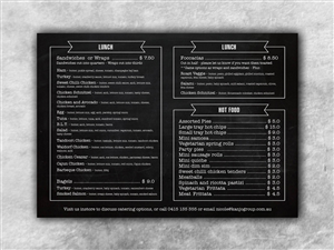 Need Catering Menu designed - design that we want is attached | Menu Design by MilM
