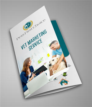 Online Marketing / Sales Brochure for Pet Industry (A4 Vertical Tri-fold) | Brochure Design by lookedaeng