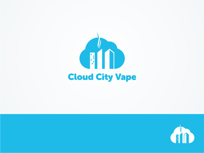 Logo Design by Atvento Graphics for Cloud City Vape | Design #5666413