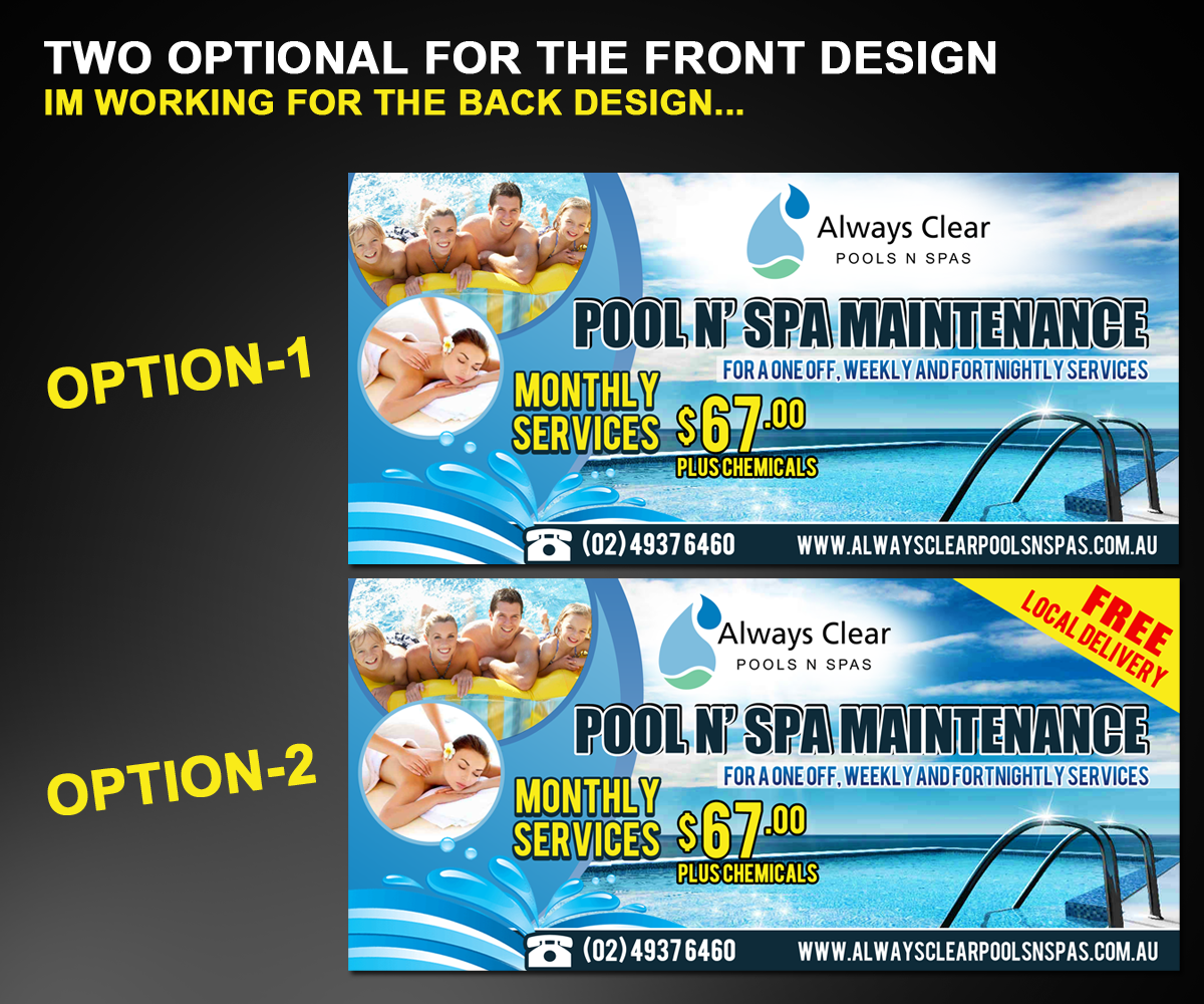 Flyer Design by MDesigns ™ for always clear pools n spas | Design #5629296