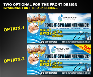 Flyer Design by MDesigns ™ for always clear pools n spas | Design: #5629296