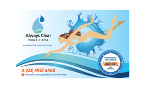 Pool Services Flyer promote regular pool services | Diseño de Flyer por Subhamay Basu