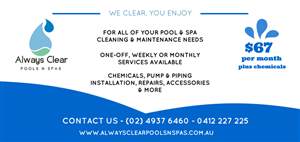 Flyer Design by Nicholson Design for always clear pools n spas | Design: #5629646
